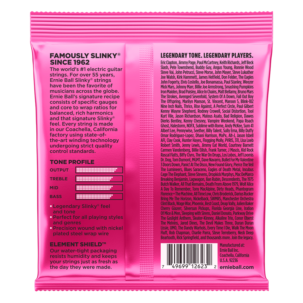 Ernie Ball Super Slinky 7-String Nickel Wound Electric Guitar Strings - 09-52