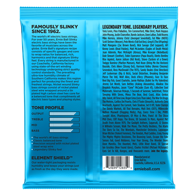 Ernie Ball Extra Slinky Nickel Wound Bass Guitar Strings - 40-95
