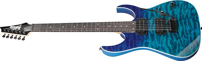 Ibanez GIO RG Series GRG120QASP-BGD - Blue Gradiation