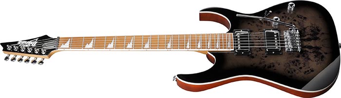 Ibanez GIO RG Series GRG220PA1-BKB - Transparent Brown Black Sunburst