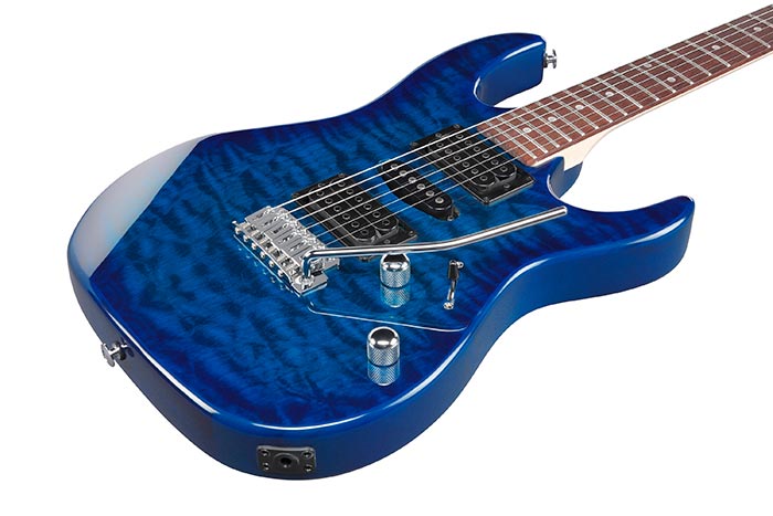 Ibanez Gio Series GRX70QA-TBB - Transparent Blue Burst