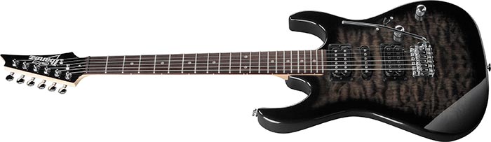 Ibanez Gio Series GRX70QA-TKS - Transparent Black Burst