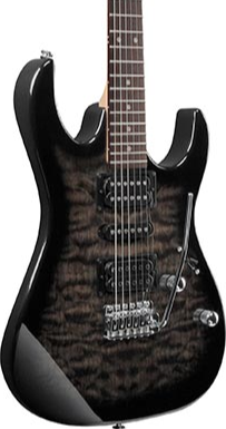 Ibanez Gio Series GRX70QA-TKS - Transparent Black Burst
