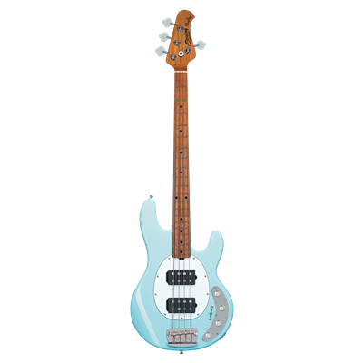 Sterling by Music Man Stingray RAY34HH Maple Neck - Daphne Blue