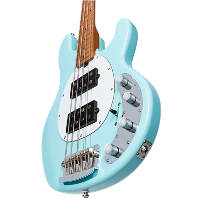 Sterling by Music Man Stingray RAY34HH Maple Neck - Daphne Blue