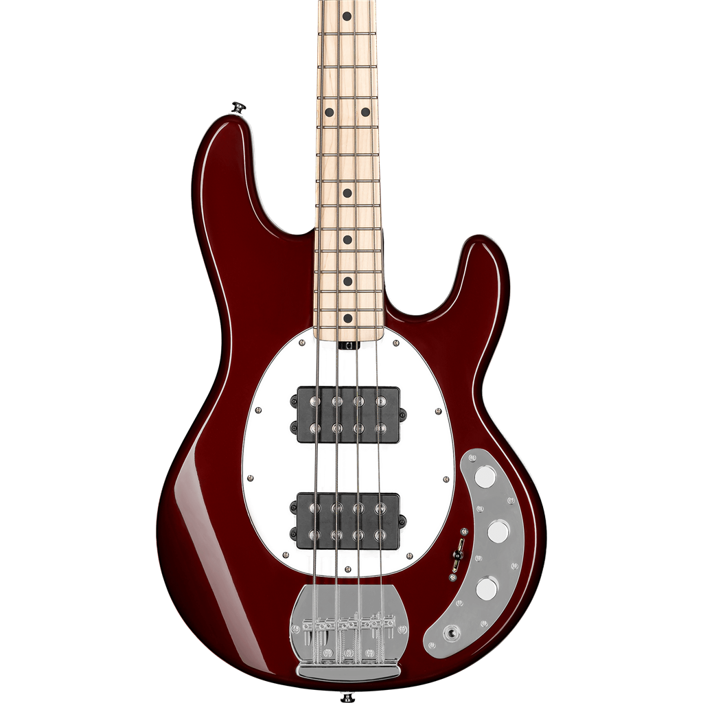 Sterling by Music Man SUB Stingray RAY4 HH - Candy Apple Red w/ Maple