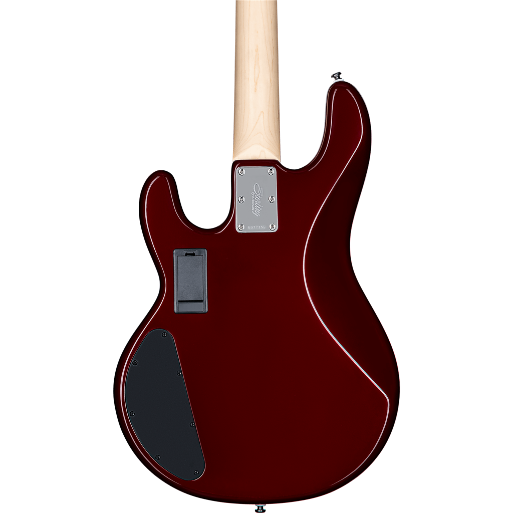 Sterling by Music Man SUB Stingray RAY4 HH - Candy Apple Red w/ Maple