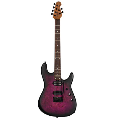 Sterling by Music Man Richardson 6 - Cosmic Purple Burst Satin
