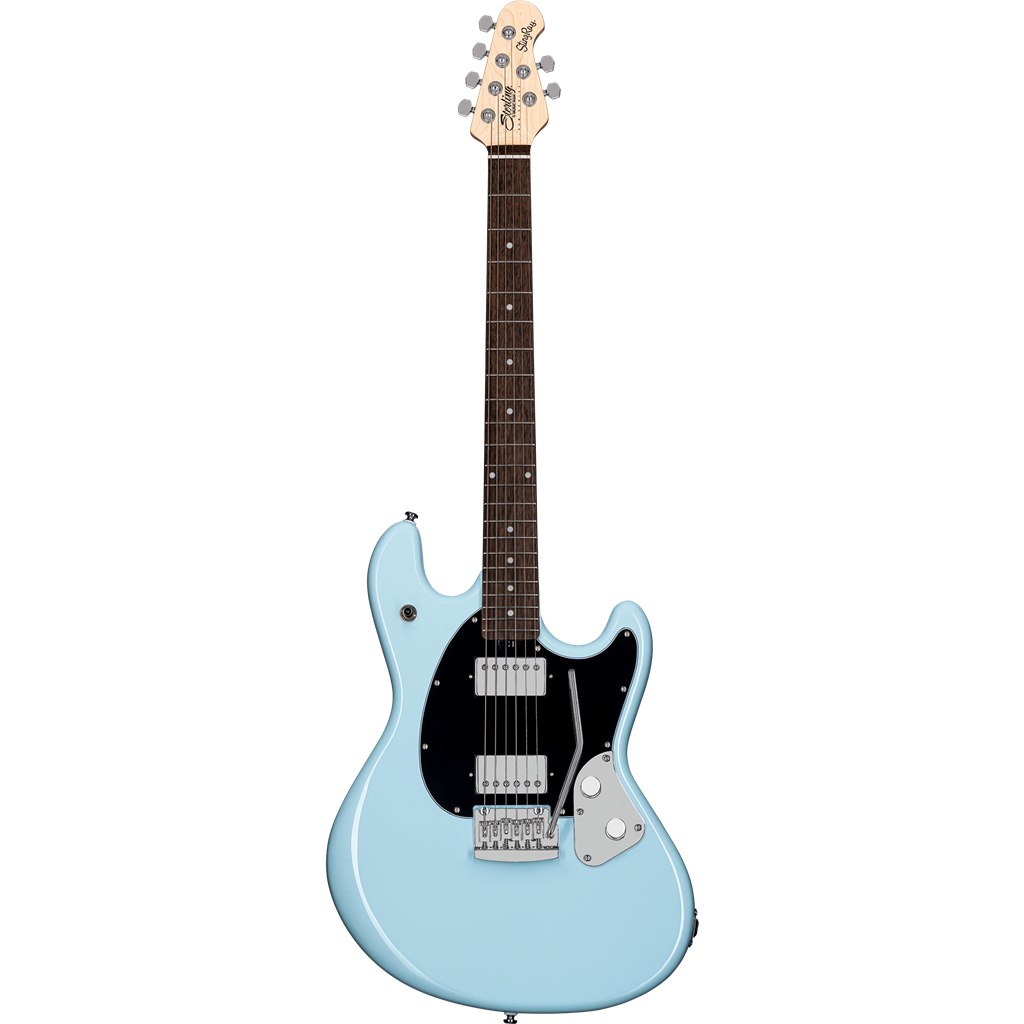 Sterling by Music Man Sub Stingray Guitar - Daphne Blue