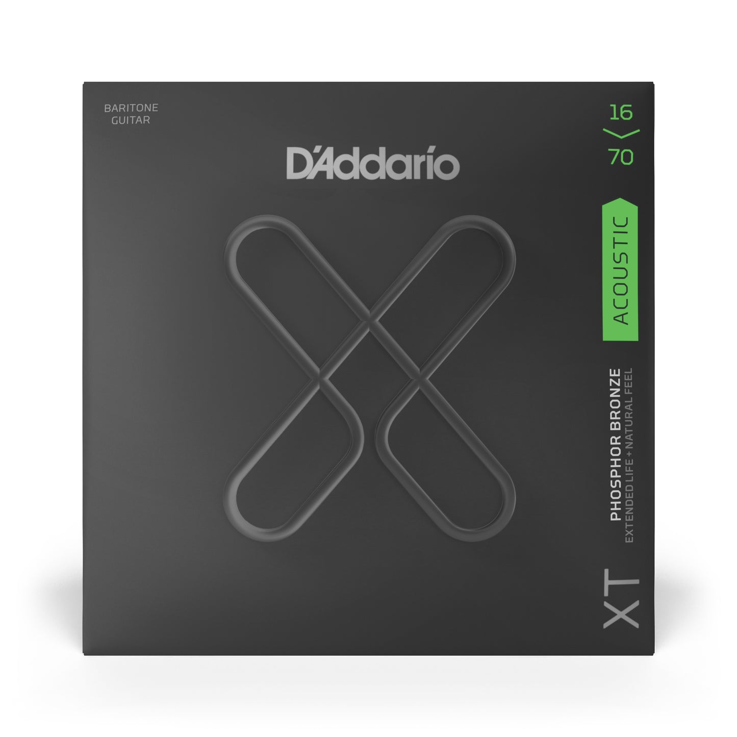 D'Addario XT Acoustic Phosphor Bronze, Medium, Baritone, 16-70