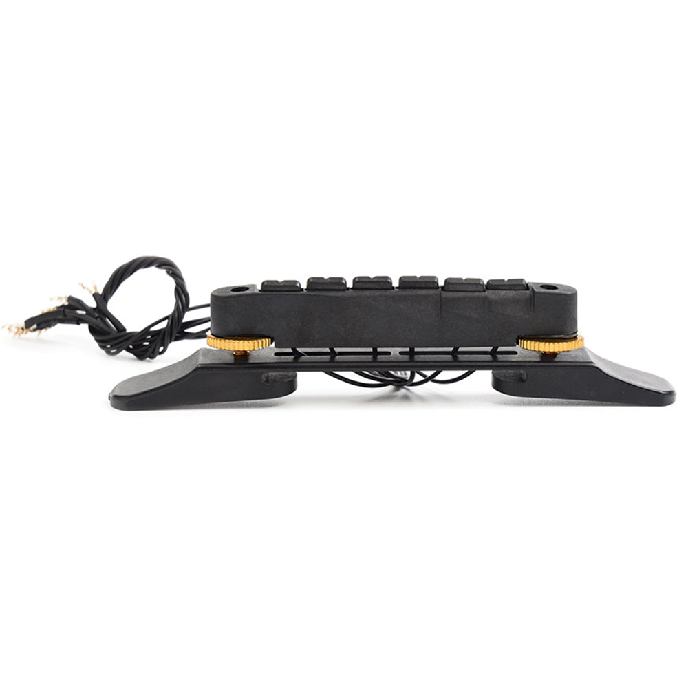Graphtech String Saver Jazz Bridge with Piezo - Gold