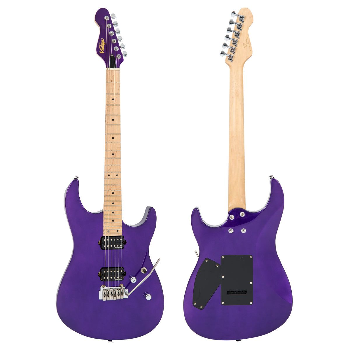Vintage V6M24 ReIssued Electric Guitar ~ Pasadena Purple