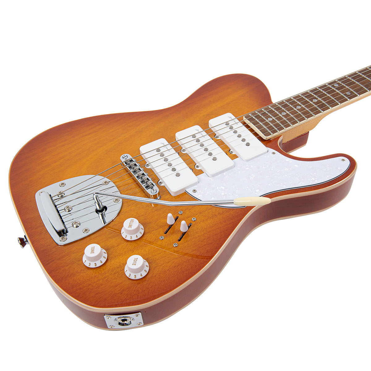 Vintage REVO Series Trio Electric Guitar - Honeyburst