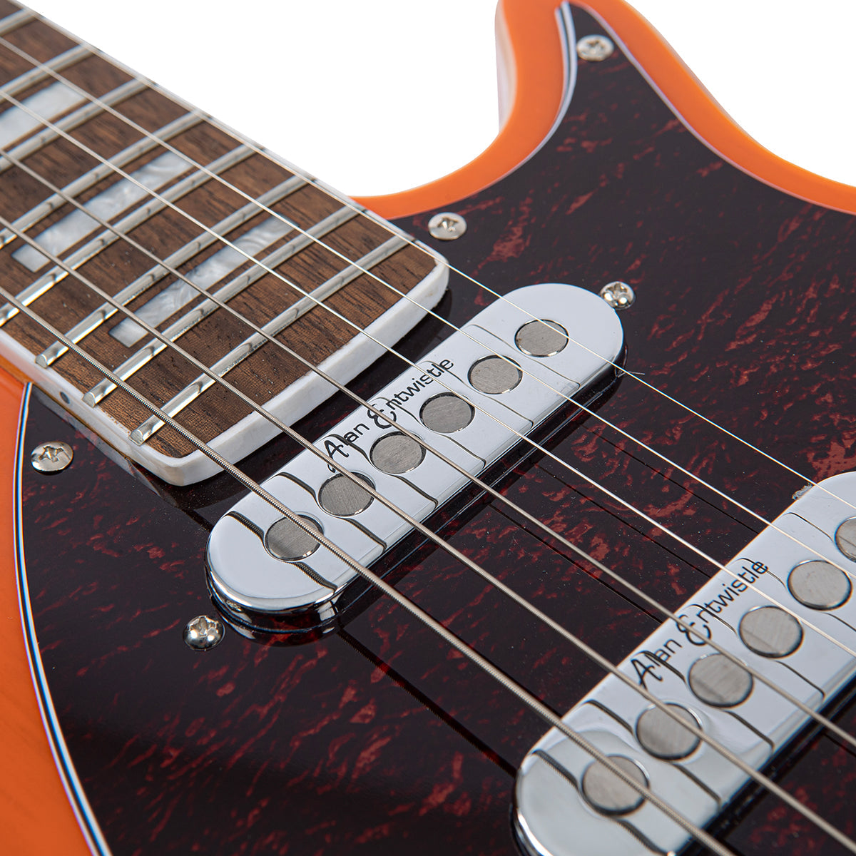 Vintage REVO Series 'Vision' Electric Guitar - Trans Orange