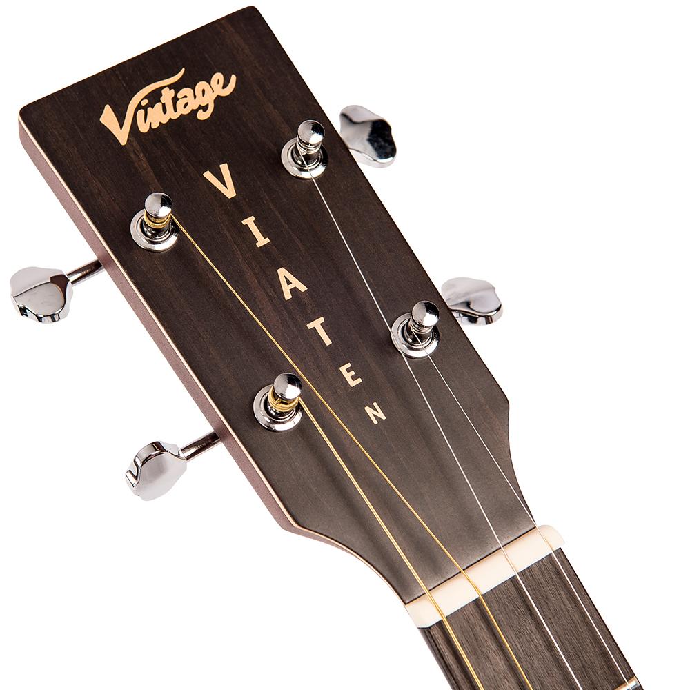Vintage 'Viaten' Paul Brett Acoustic Tenor Guitar ~ Natural