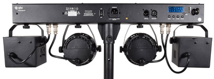 QTX Recharge DJ: LED Derby & PAR Bar w/ Tripod