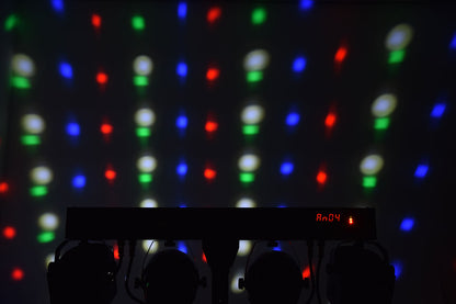QTX Recharge DJ: LED Derby & PAR Bar w/ Tripod