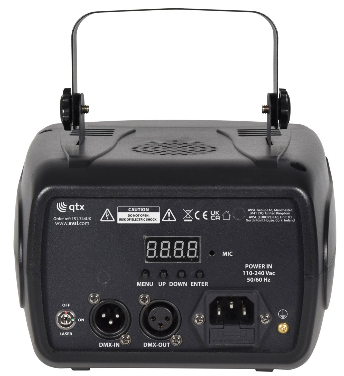 QTX Butterfly: 3-in-1 LED & Laser Effect