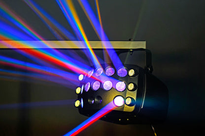 QTX Butterfly: 3-in-1 LED & Laser Effect