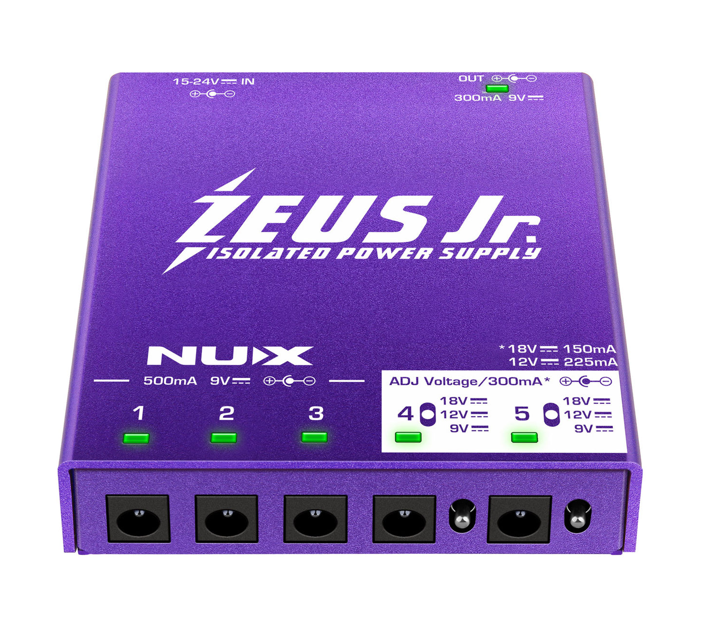 Nu-x Zeus Jr. Guitar Pedal Power Supply