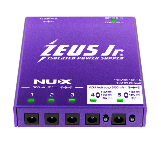 Nu-x Zeus Jr. Guitar Pedal Power Supply