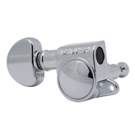 Grover Mid-Size Rotomatic 18 Series~ 6-In-Line ~ Chrome ~ Left Hand