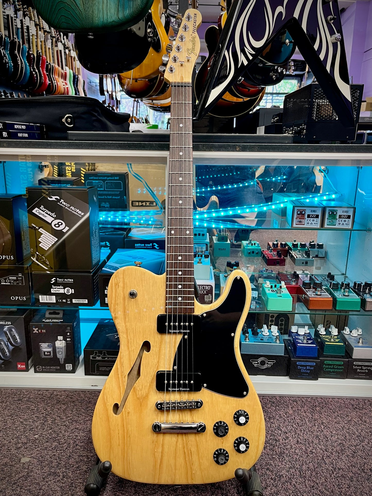 Fender JA90 Jim Adkins Telecaster Thinline - Natural (#ICF11004925)