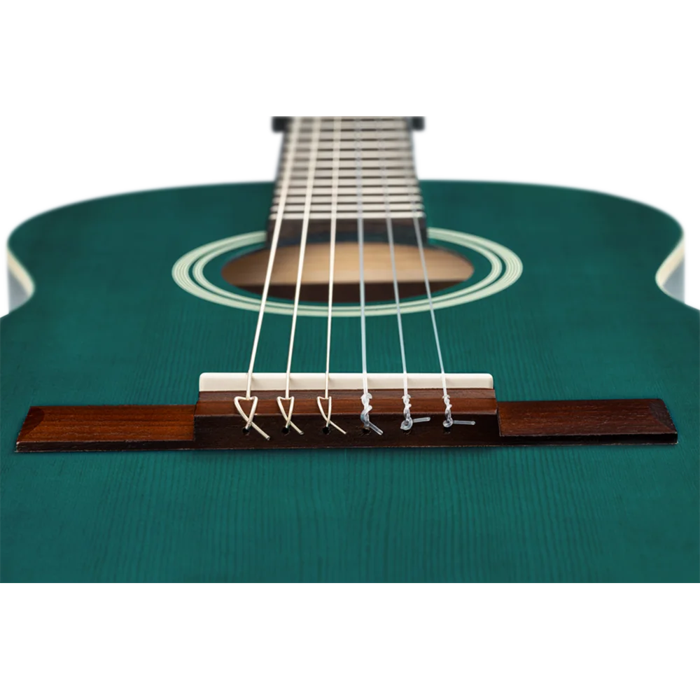 Ortega Student Series 3/4 Size - Spruce/Catalpa - Satin Ocean Blue