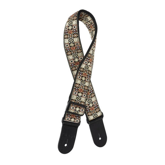 Stagg Hootenany Guitar Strap - Yellow
