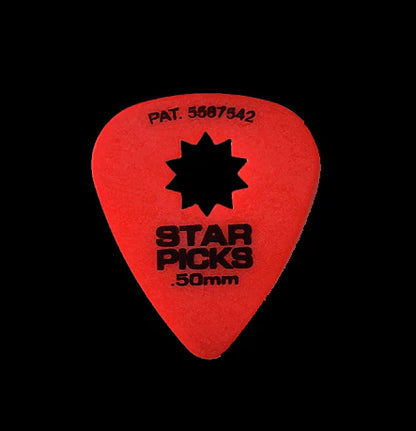 Cleartone Classic Delrin Star Picks - 12-Pack