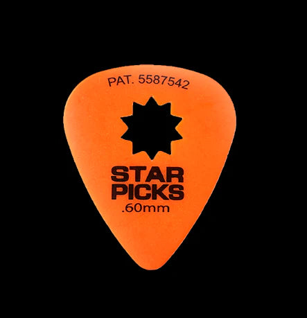 Cleartone Classic Delrin Star Picks - 12-Pack
