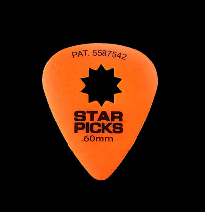 Cleartone Classic Delrin Star Picks - 12-Pack