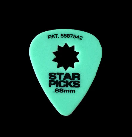 Cleartone Classic Delrin Star Picks - 12-Pack