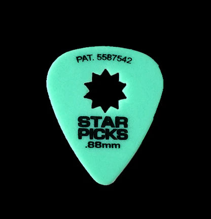 Cleartone Classic Delrin Star Picks - 12-Pack