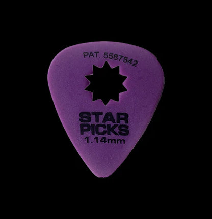 Cleartone Classic Delrin Star Picks - 12-Pack