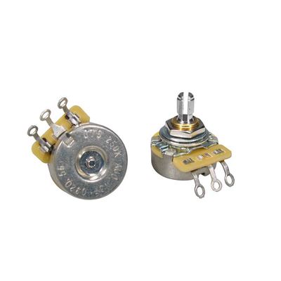 CTS USA 250k Potentiometer, Audio Taper, Dished Back, Pickguard Mount