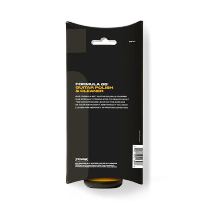 Dunlop Formula 65 Guitar Polish & Cleaner - 4oz (w/ Cloth)