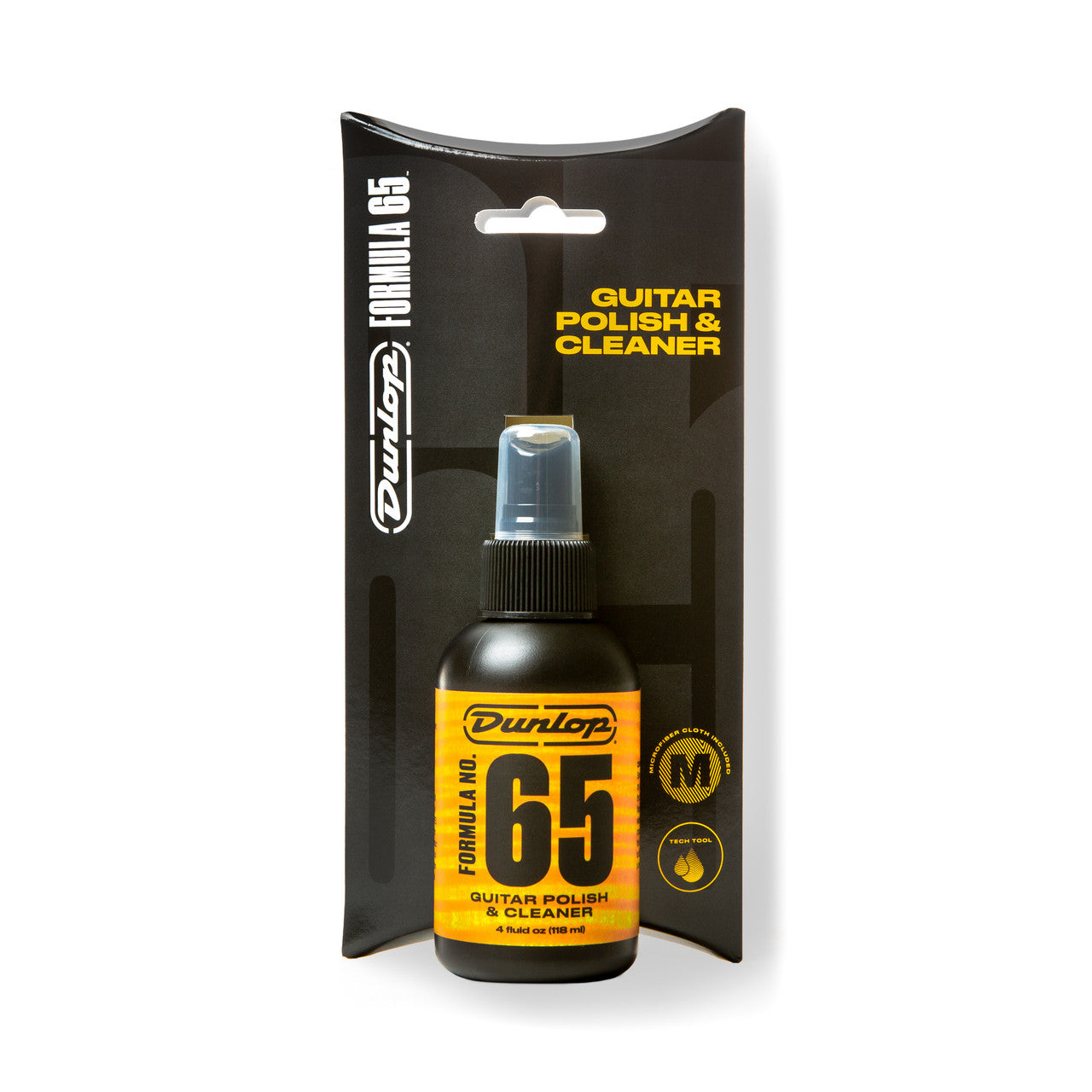 Dunlop Formula 65 Guitar Polish & Cleaner - 4oz (w/ Cloth)
