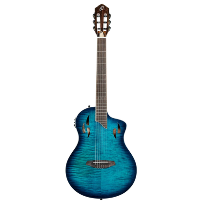 Ortega TourPlayer Deluxe - Flame Maple Blue