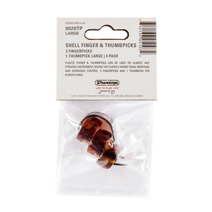 Dunlop Shell Thumb & Finger Pick Set