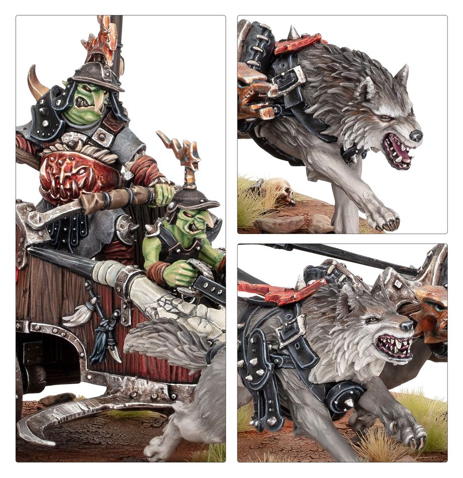 Gloomspite Gitz: Snarlboss On War-Wheela