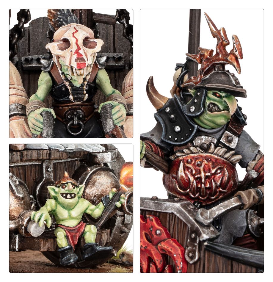 Gloomspite Gitz: Snarlboss On War-Wheela