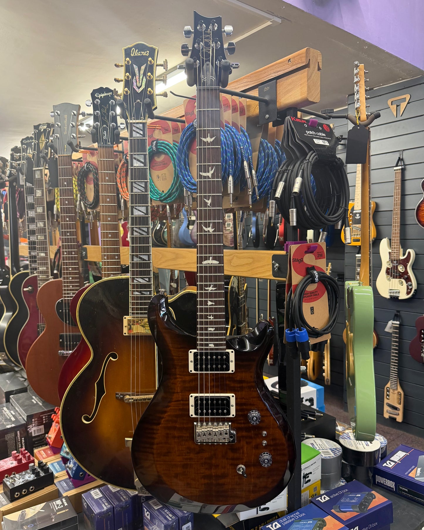 PRS S2 35th Anniversary Custom 24-08 (#20 S2045110) - Black Amber