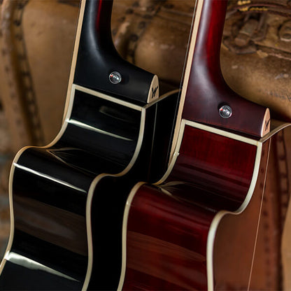 Washburn BURL ACE Deep Forest Grand Auditorium - Amber Fade
