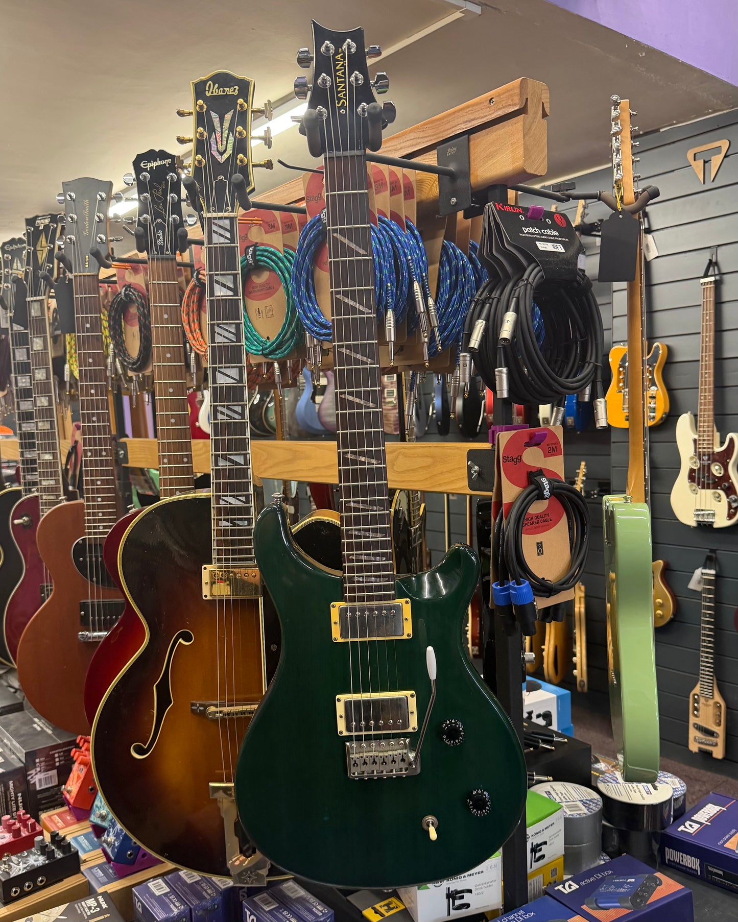 PRS SE Santana - Translucent Green