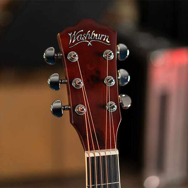 Washburn BURL D Deep Forest Dreadnought - Amber Fade