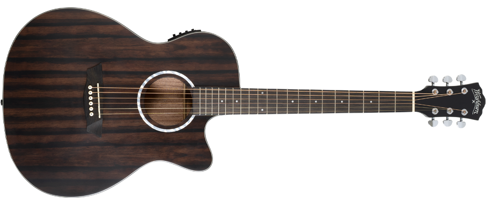 Washburn EBONY ACE Deep Forest Grand Auditorium - Natural Matte