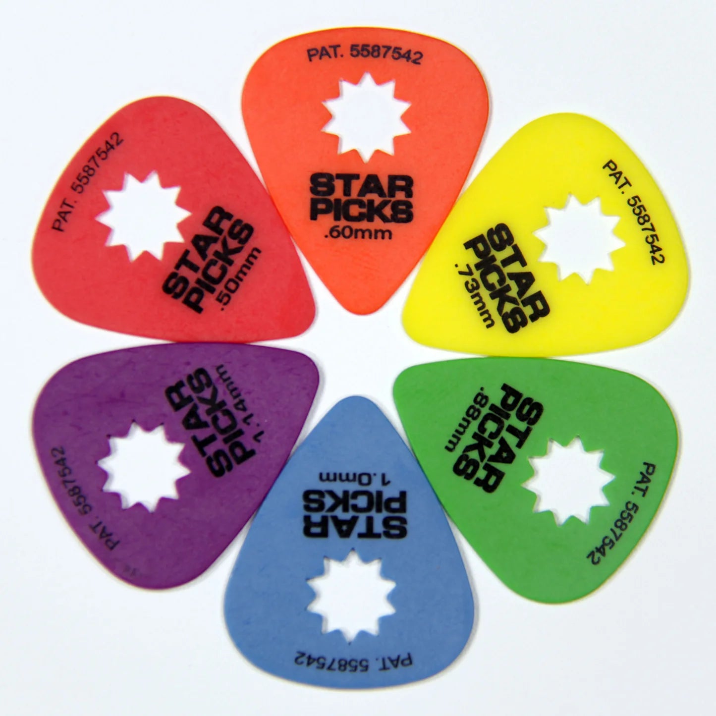 Cleartone Classic Delrin Star Picks - 12-Pack