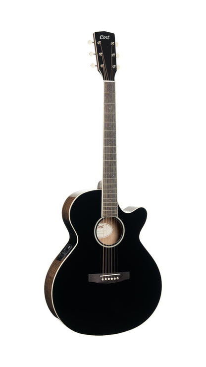 Cort Exotic SFX Ash Burl - Black