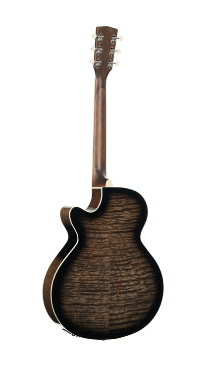 Cort Exotic SFX Ash Burl - Black